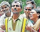 Grieving relatives of the babies that died at the B C Roy Memorial Hospital for Children in Kolkata on Thursday. PTI