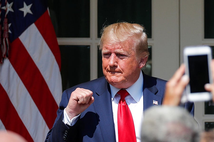 US President Donald Trump