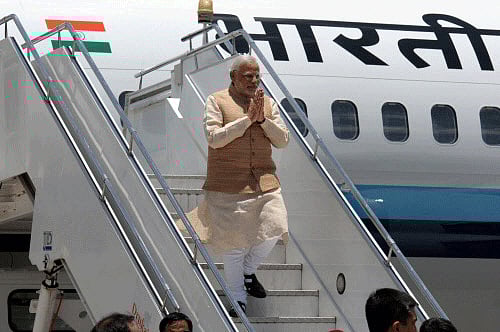 Prime Minister Narendra Modi has been invited to witness the final of the World Cup football currently being held in Brazil. PTi photo