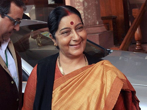 External Affairs Minister Sushma Swaraj. File photo