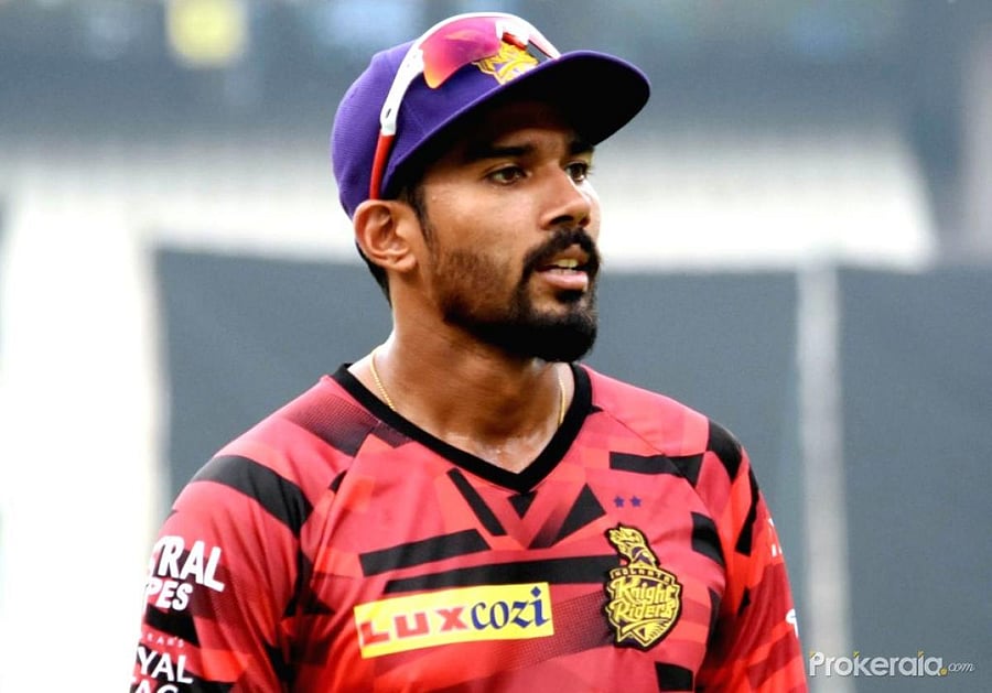 India A pacer Sandeep Warrier and spinner Krishnappa Gowtham shared five wickets between them but West Indies A still managed to extend their lead to 235 on the third day of the second unofficial Test here on Friday. (DH Photo)