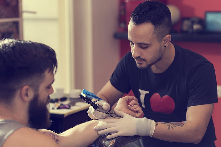 Tattoo artists in the city say UV tattoos are pointless as they are visible only under UV light and fade out completely in a few months.