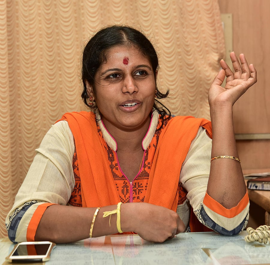 Bengaluru Mayor Gangambike Mallikarjun (DH Photo)