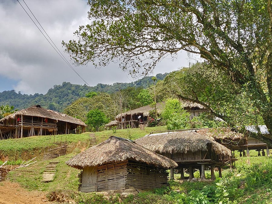 A typical tribal home in rural Arunachal. PHOTOS BY AUTHOR