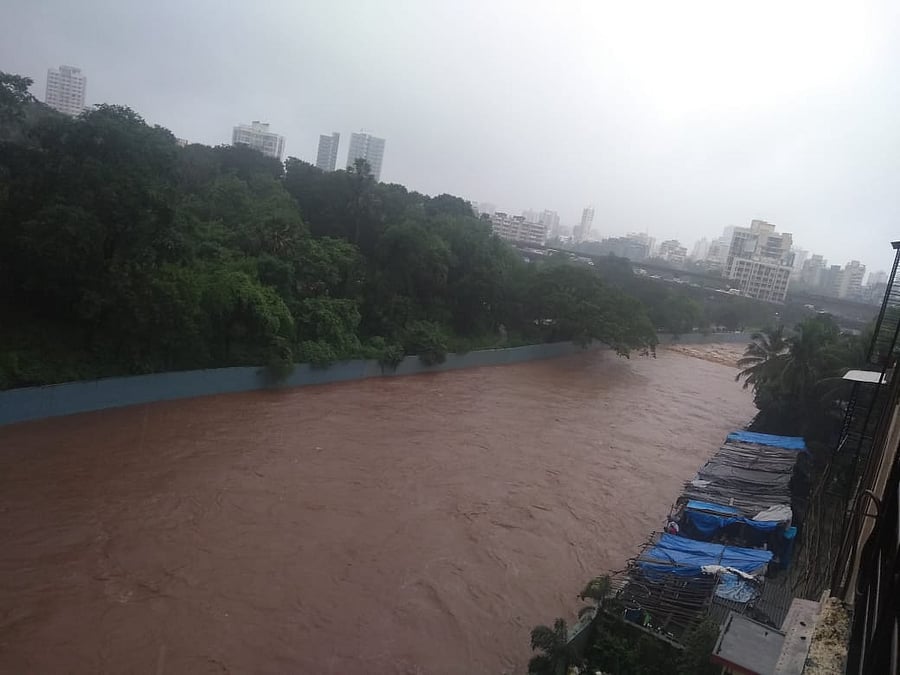Waterlogging was reported from several places in Mumbai and suburban areas.