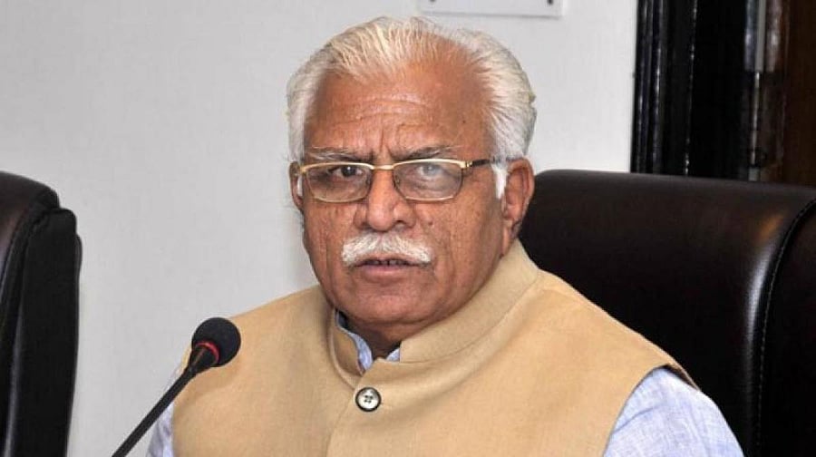 Chief Minister Manohar Lal Khattar has urged BJP workers not to be overconfident and work hard to ensure victory for the party. (DH file photo)