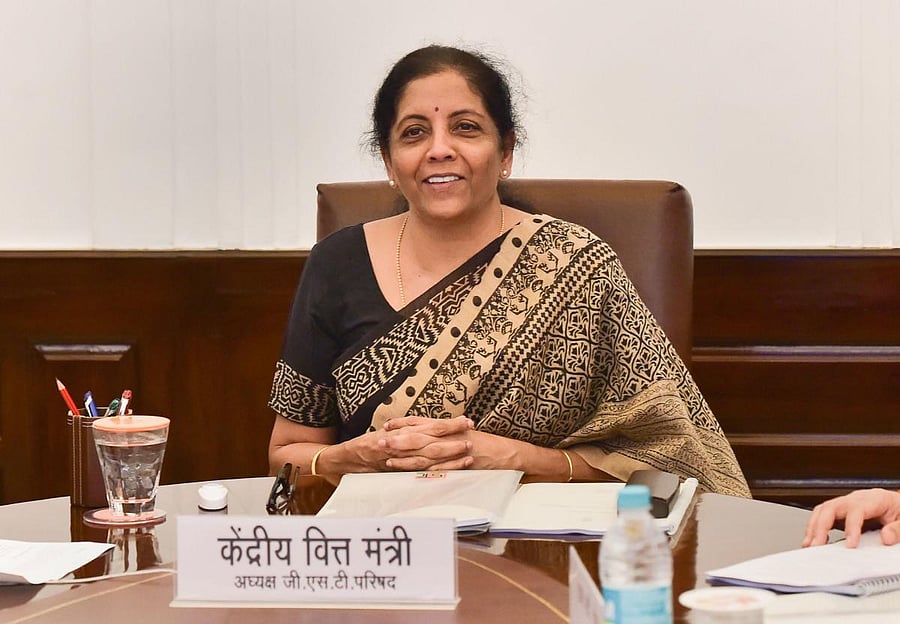 Finance Minister Nirmala Sitharaman