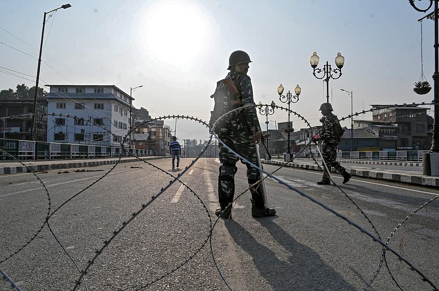The orders of their arrest were issued by the magistrates concerned in view of their activities to disturb peace and tranquillity in the Kashmir valley, they added. (AFP Photo)