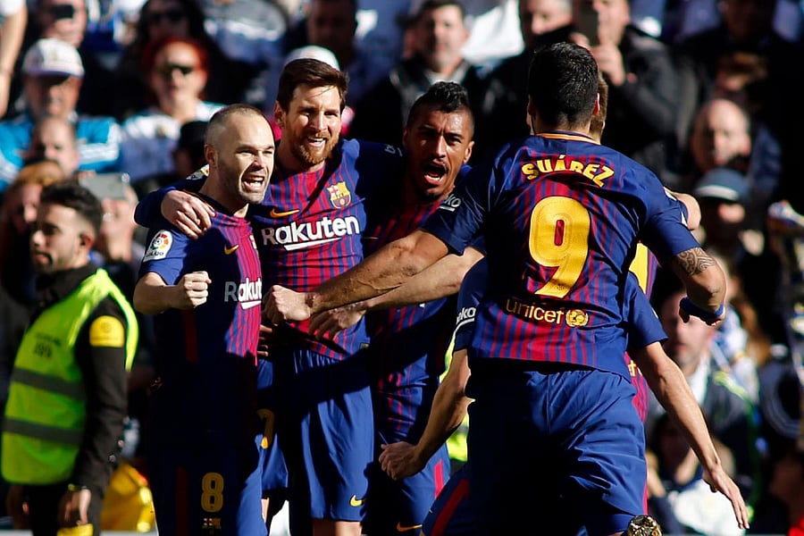 Real Madrid vs Barcelona. AFP File Photo