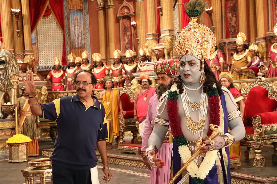 Naganna says Kurukshetra comes with a solid message for the contemporary world.