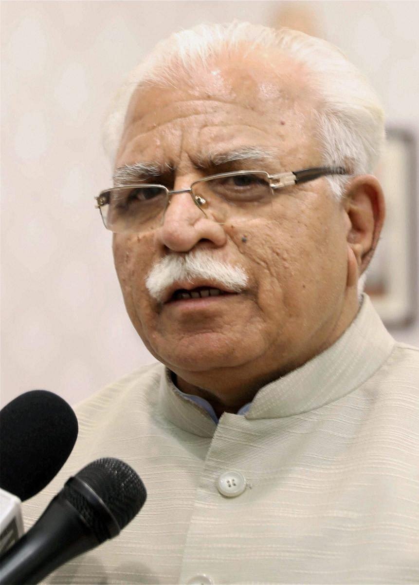 Manohar Lal Khattar (PTI Photo)