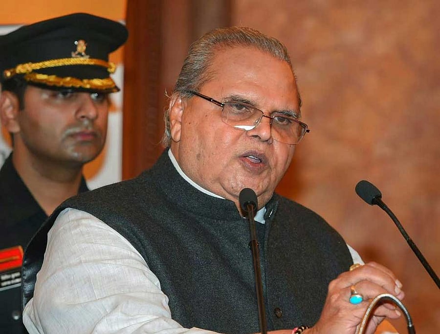 Jammu and Kashmir Governor Satya Pal Malik. PTI file photo
