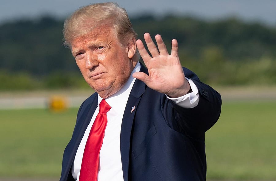 US President Donald Trump. AFP file photo