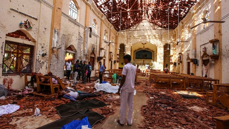 Suicide bombings rocked the Island nation in April. Pic: AP News