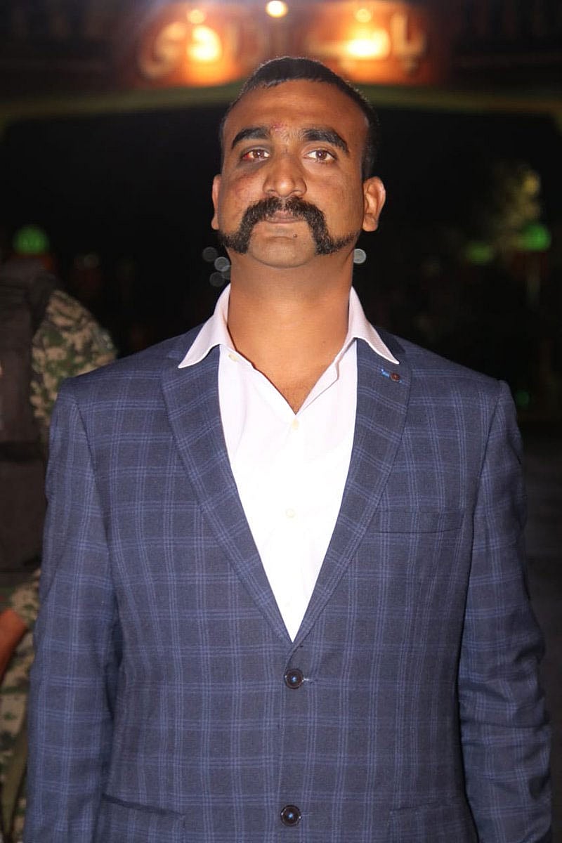 Indian Air Force (IAF) pilot Wing Commander Abhinandan Varthaman. (PTI File Photo)