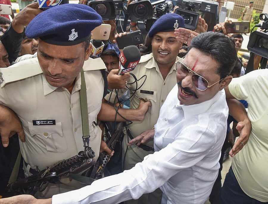 In a video message, the Mokama MLA also asserted that he will interact with the journalists on his return. (PTI file photo)