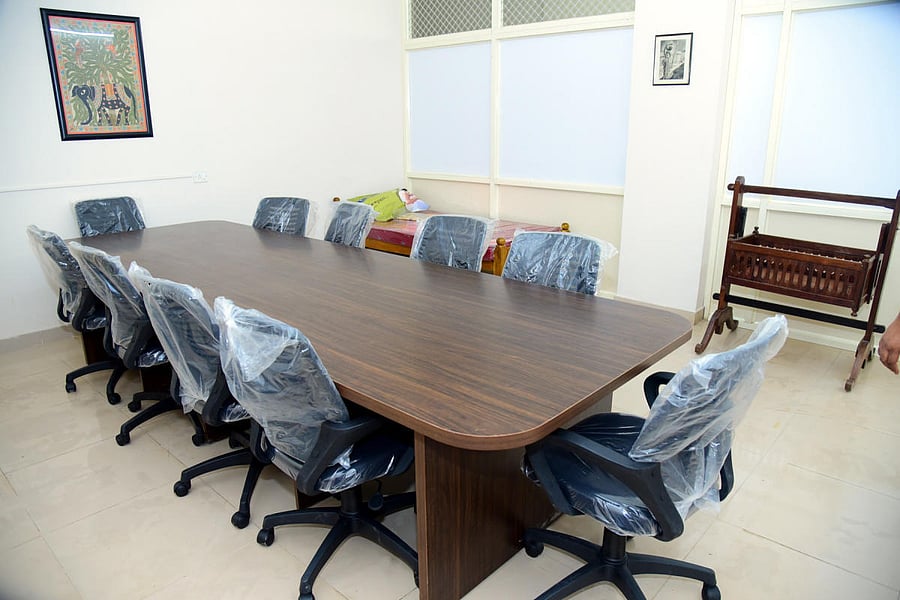 The full-fledged restroom for women employees working in different departments at the DC’s office at Rajatadri, Udupi district.