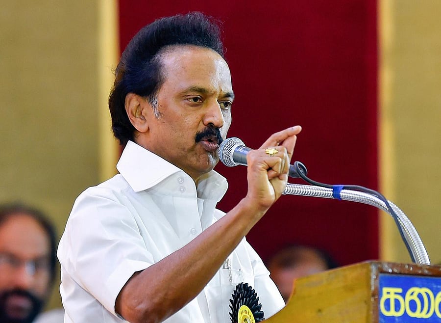 DMK chief M K Stalin. File photo