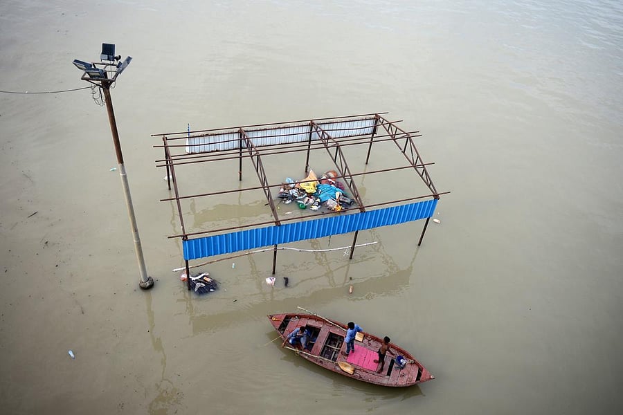 Several villages of Ferozepur are already inundated because of the recent rains and breaches in embankments of the Sutlej river. AFP file photo for representation