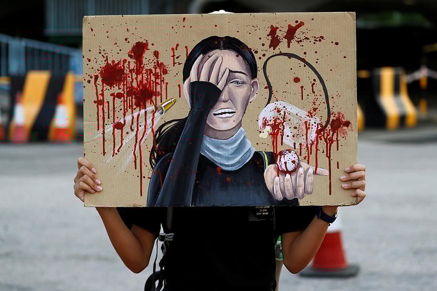 The financial hub has been rocked by three months of unrest, with students making up a large number of the pro-democracy protesters taking to the streets almost daily. (Reuters photo)