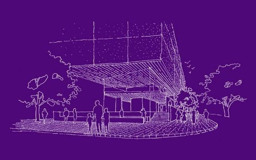 An artist's impression of the museum.