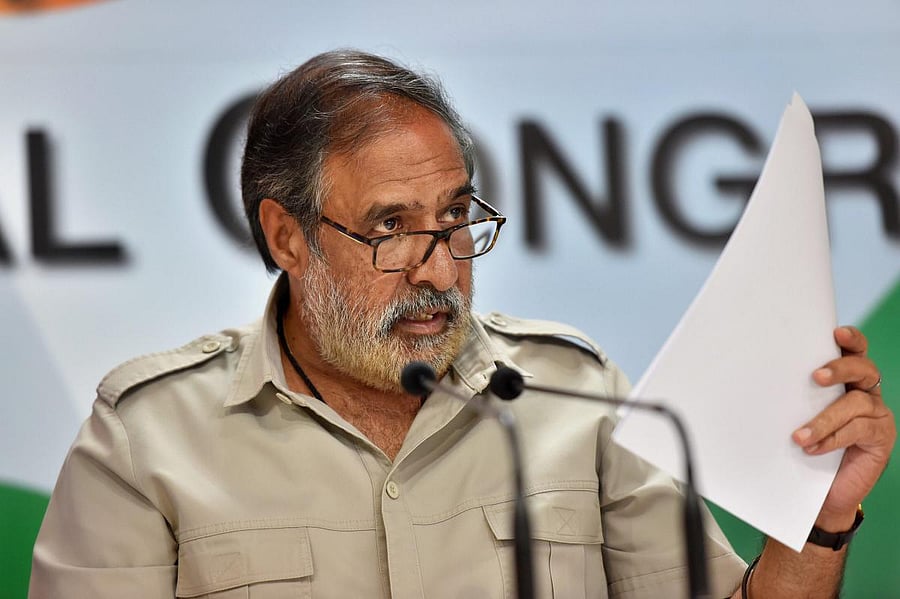 Senior Congress leader Anand Sharma hit out at the Modi government for claiming that the Indian economy was the fastest growing in the world. PTI file photo