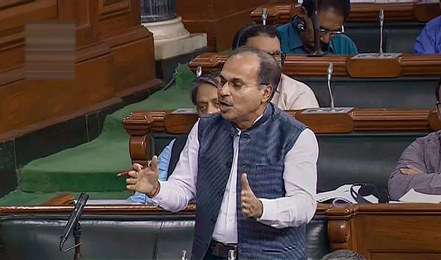 Adhir Ranjan. (PTI Photo)