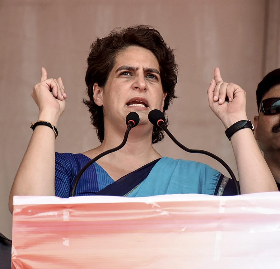 Congress leader Priyanka Gandhi Vadra. File photo