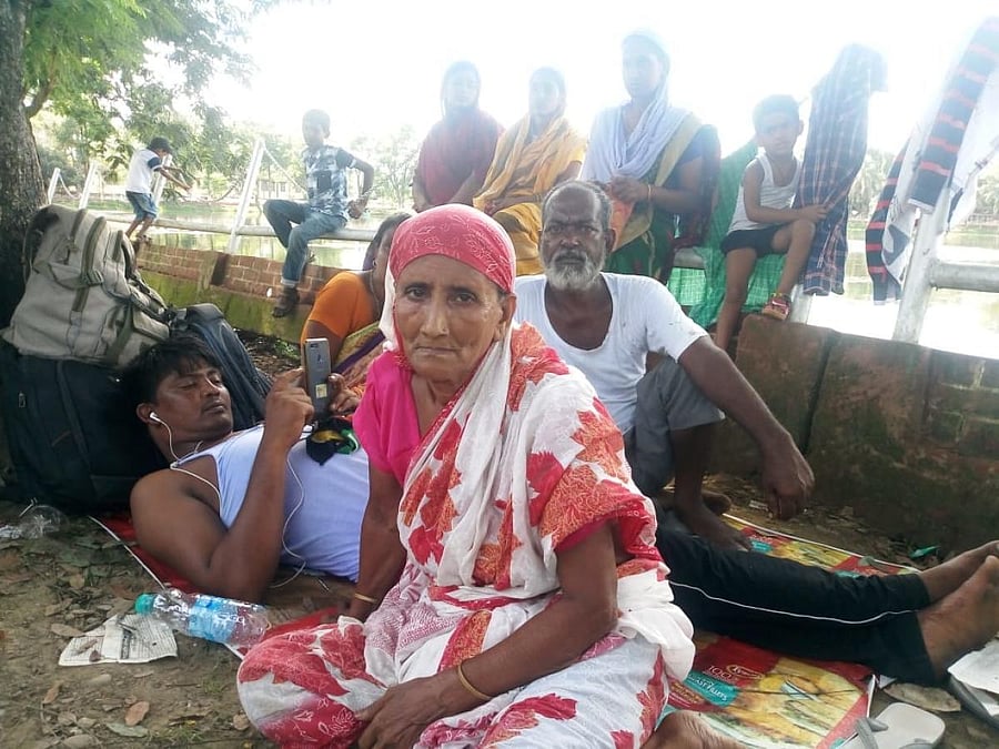 Applicants waiting for verification of documents for NRC in Assam recently. (DH File Photo)