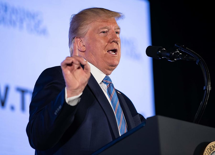 In 2017, Trump asked a senior official whether the administration should bomb hurricanes to prevent them making landfall. AFP