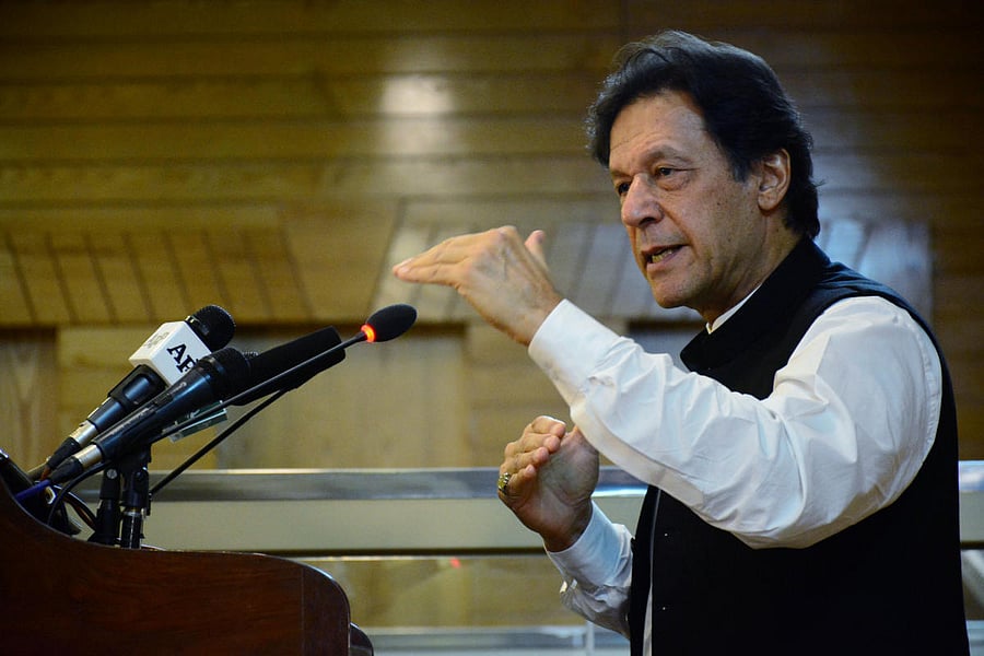 Pakistani Prime Minister Imran Khan. (Reuters Photo)
