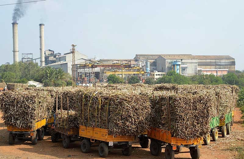 The move will help offload the rising inventory of sugar and help the sugar mills to clear sugar cane arrears to farmers. (DH File Photo)