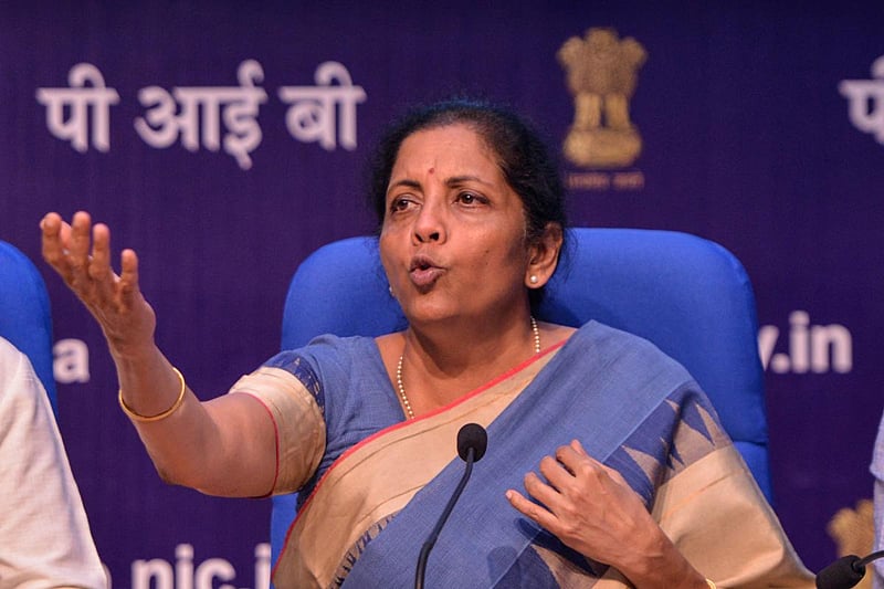 Finance Minister Nirmala Sitharaman, who is addressing a press conference at 4 pm today, is likely to announce one or two mergers, sources said after senior finance ministry officials met chief executives of at least 10 public sector banks on Friday. (AFP File Photo)