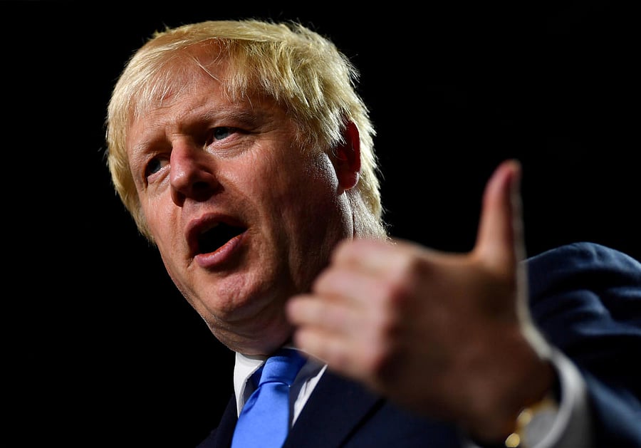Britain's Prime Minister Boris Johnson. (Reuters Photo)