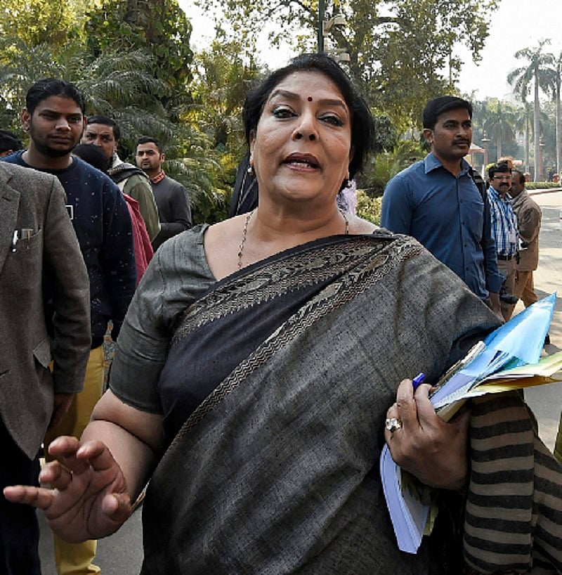 Congress Rajya Sabha MP Renuka Chowdhury (PTI File Photo)
