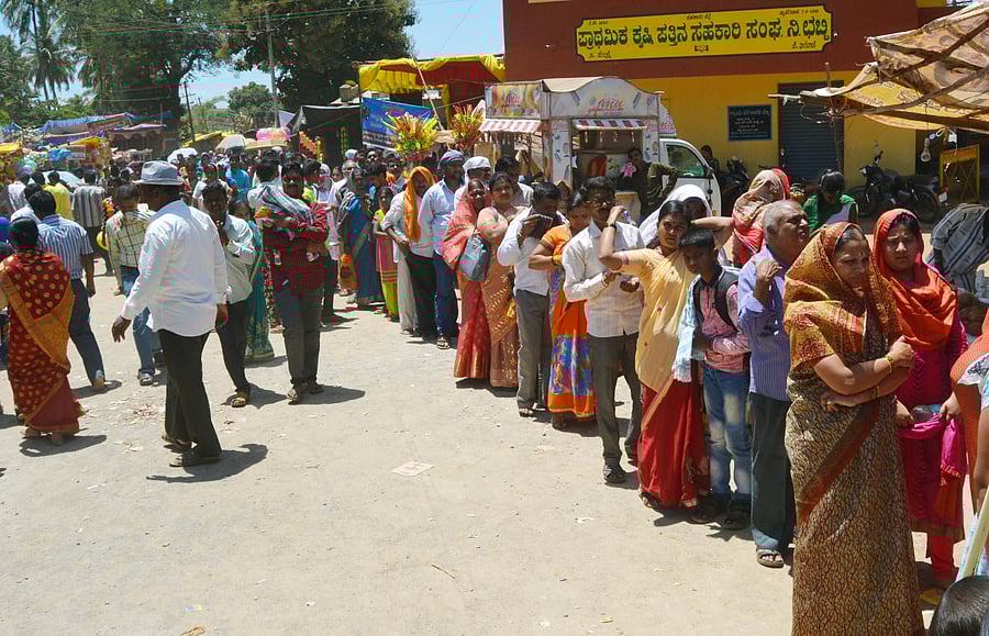 The Ganesha Chaturthi celebration at Chabbi, a sleepy village 16 km from Hubballi, is unique, with the Ganesha idols being all-red in colour.