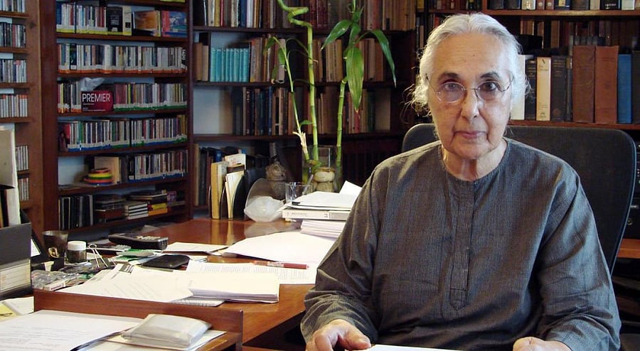 Thapar is among 12 emeritus professors who have been asked to give their CVs to JNU. DH Photo/Madhushree Goswami