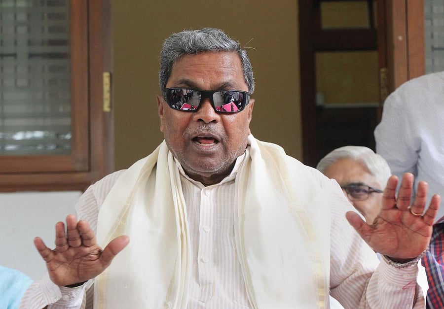 Former Karnataka chief minister Siddaramaiah. (PTI Photo)