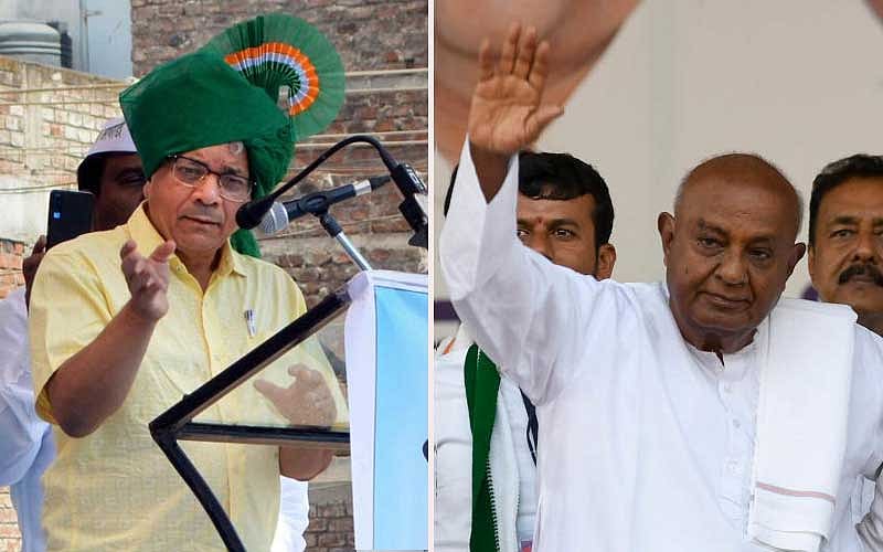 Prakash Ambedkar backs H D Deve Gowda for the prime minister post in the upcoming government.