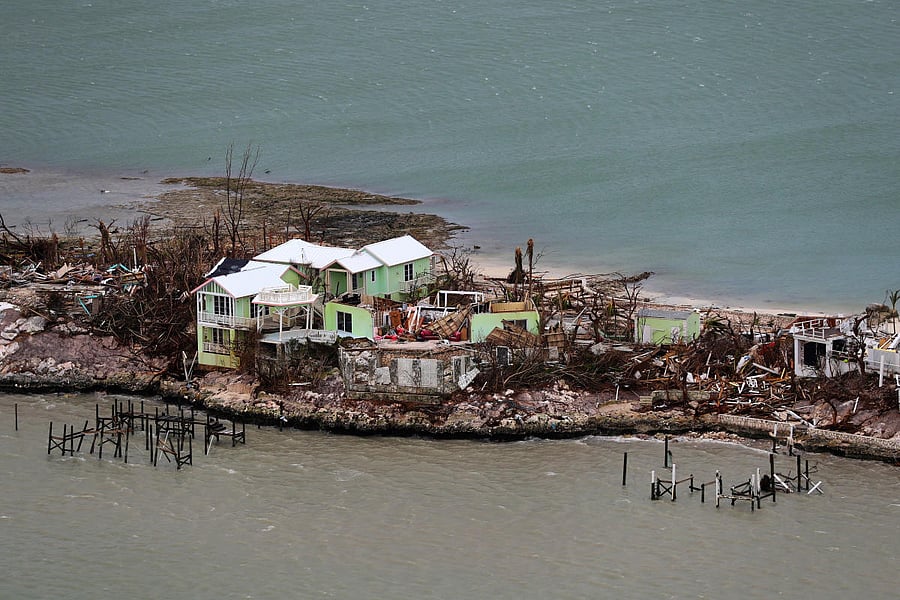 Dorian was a Category 5 hurricane -- the highest on the five-level wind scale -- when it slammed into the northern Bahamas on Sunday, leaving a trail of unimaginable destruction. (Reuters Photo)