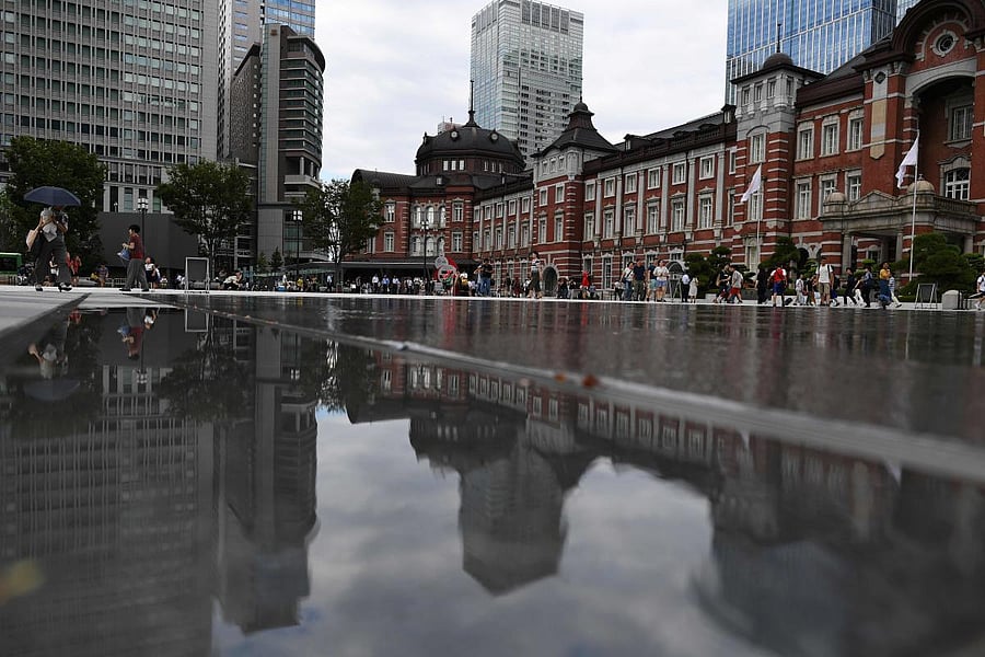 Typhoon Faxai, packing winds of up to 216 kilometres (134 miles) per hour, is forecast to reach coastal areas near Tokyo in the late hours of Sunday. AFP Photo