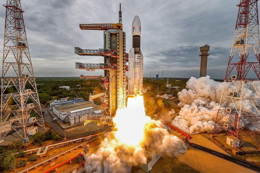 The ISRO has said 'Vikram' is intact and lying tilted on the moon, but not communicating with ground stations. PTI Photo