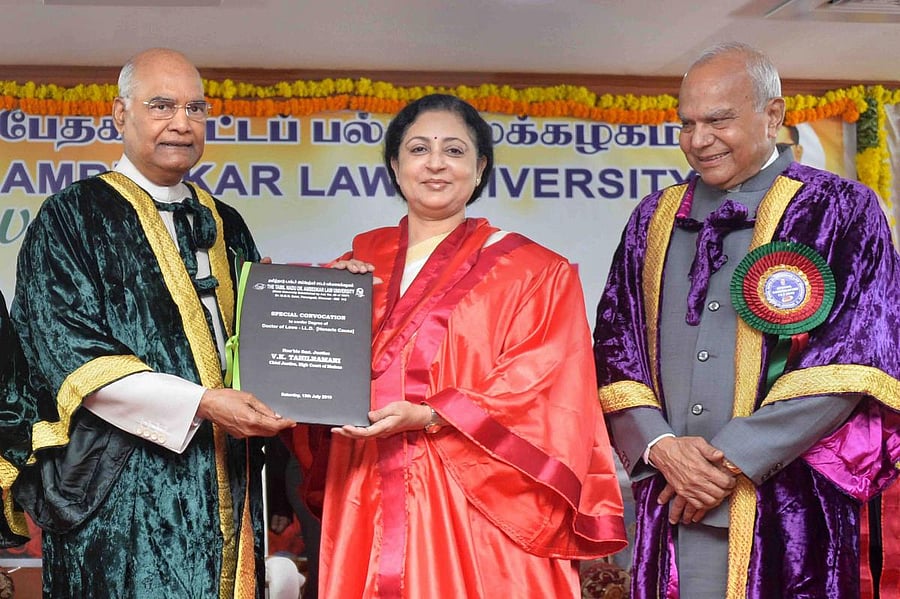 Justice V K Tahilramani. File/PTI