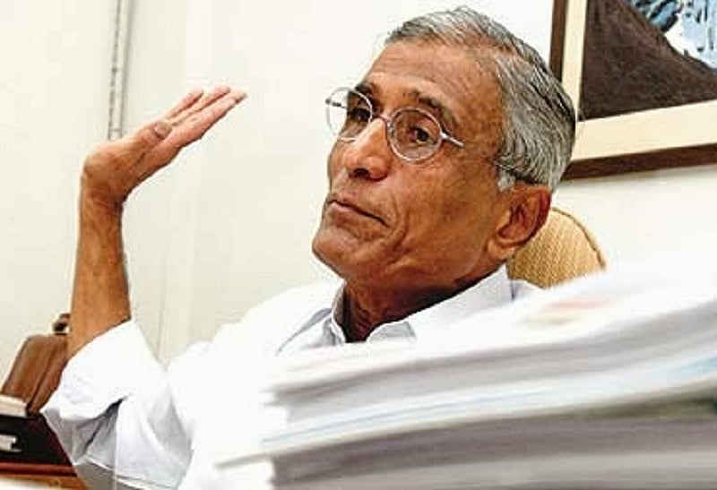 Satya Nadella's father, Yugandhar (DH File Photo)