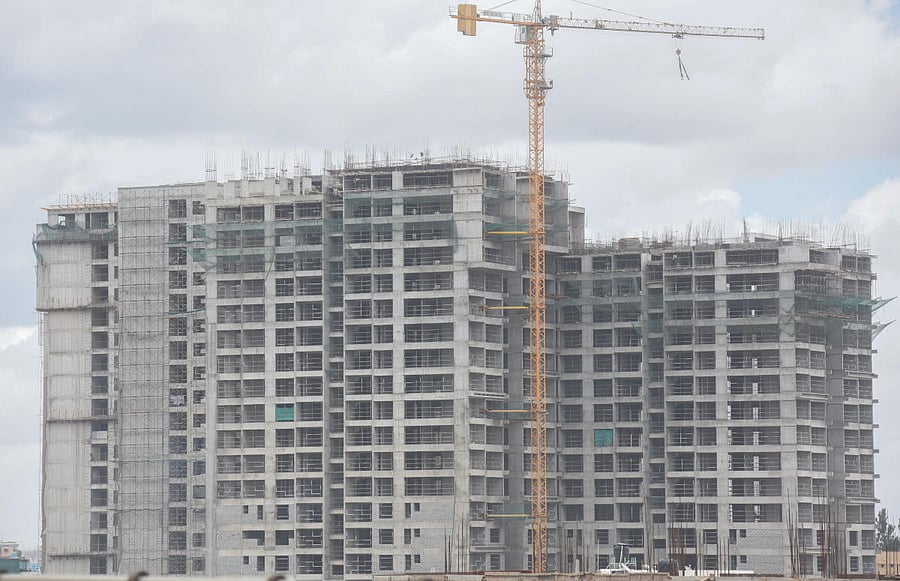 Construction activities have slumped by over 50% in the last two to three years in the city.
