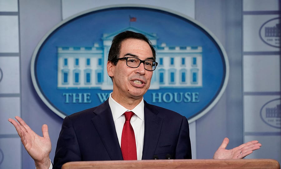 U.S. Treasury Secretary Steven Mnuchin. (Reuters Photo)