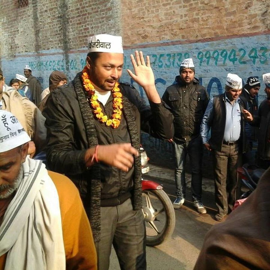 AAP MLA Rituraj Jha/Facebook