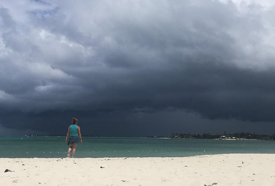 The National Oceanic and Atmospheric Administration (NOAA) reported a weather disturbance (95L) over the southeast and central Bahamas (AFP File Photo)