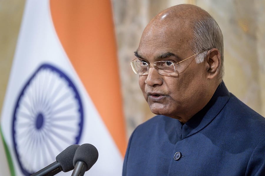 President Kovind is on a tour to Iceland, Switzerland and Slovenia that started on September 9. Photo/AFP