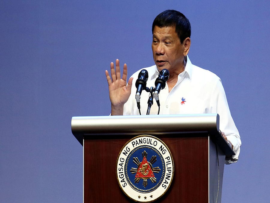 President of Philippine Rodrigo Duterte. (DH Photo)